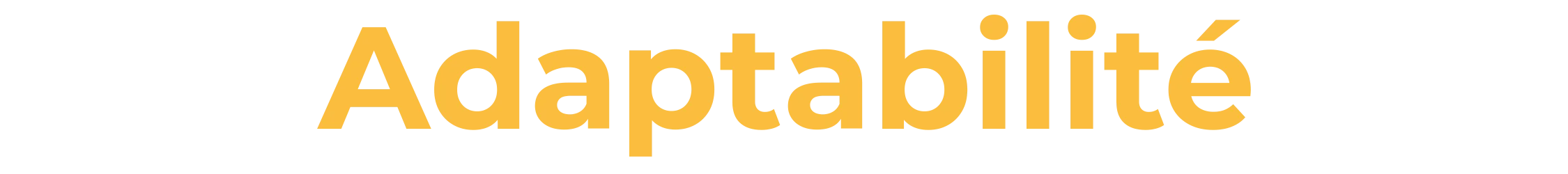 Adaptabilité