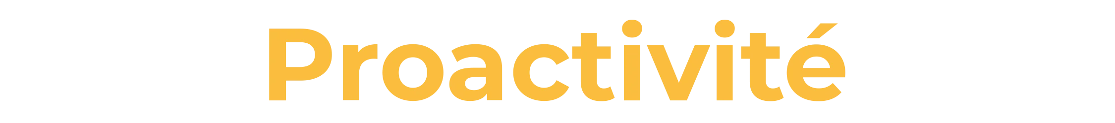 Proactivite
